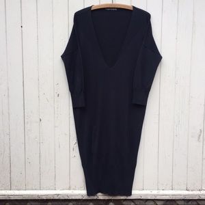 SOLD Balenciaga Knits black avant garde dress 36